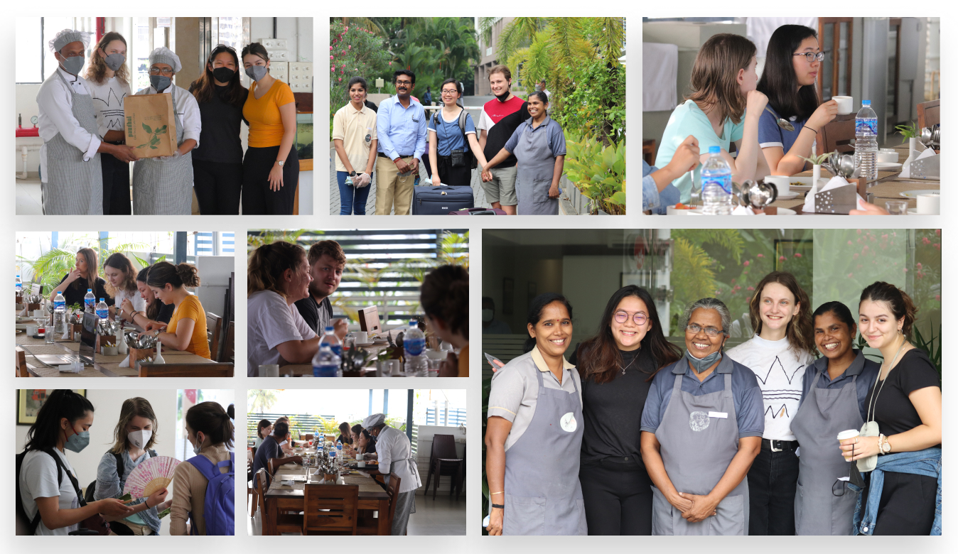 Guests from UK with Niko hotel staff in kochi