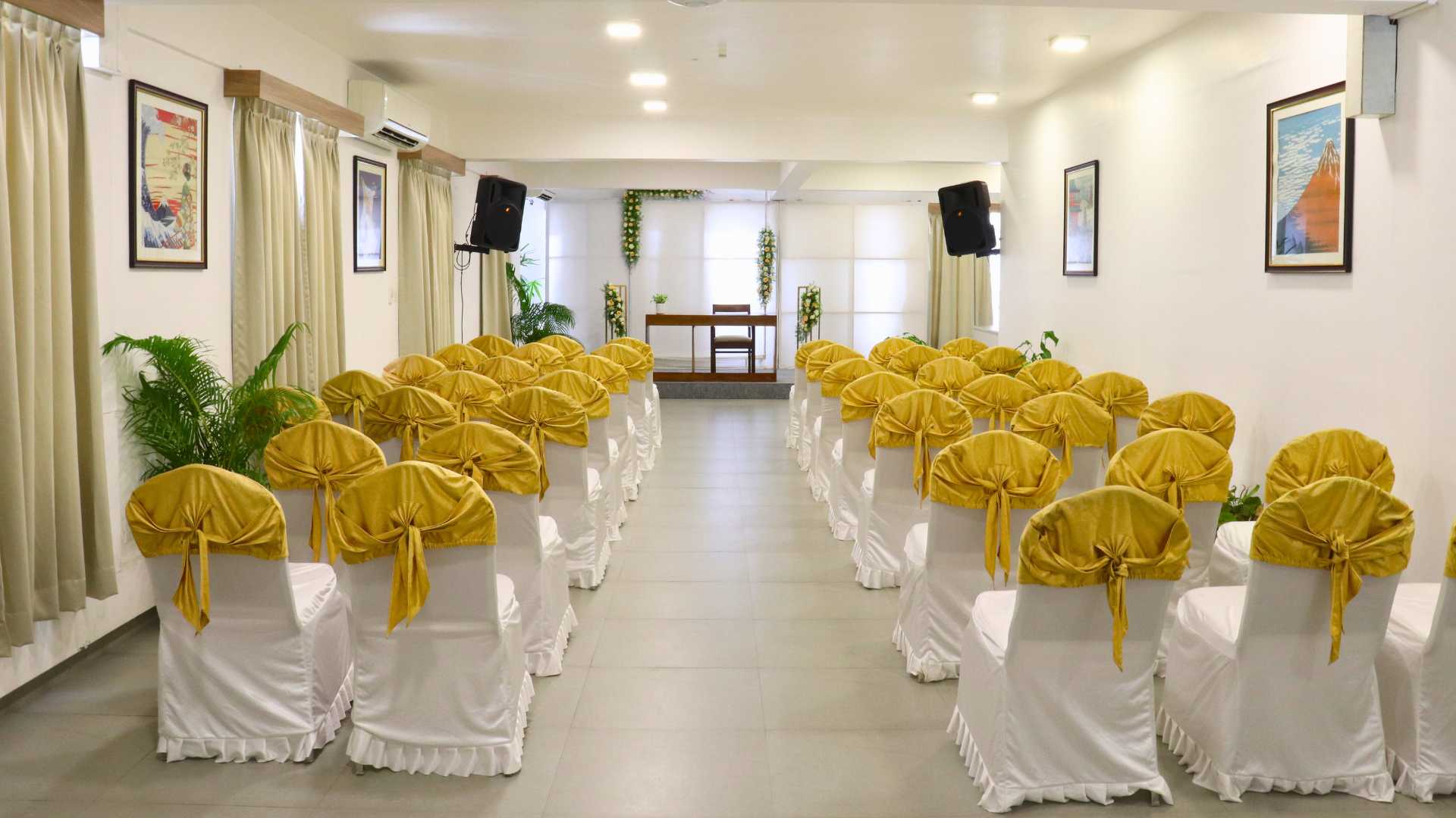 banquet arrangement sakura hall